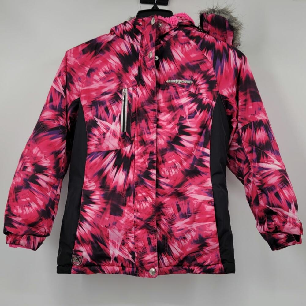 ZeroXposur jacket size 14 girls kids pink hooded